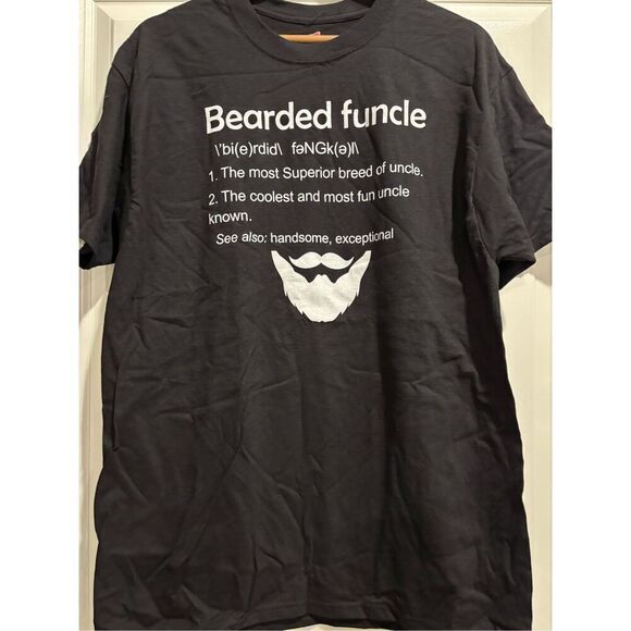 Bearded Funcle T-shirt size Large - Picture 1 of 2